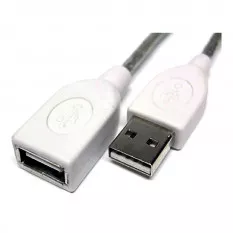 Кабель USB папа мама (Белый)
